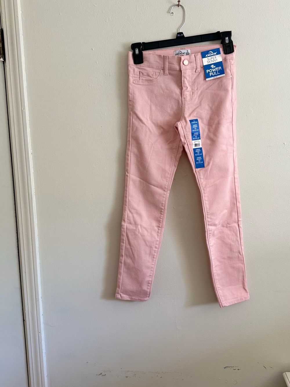 Jordache Girls' Light Pink Skinny Jeans